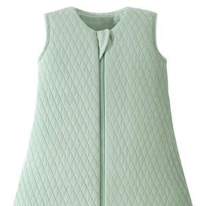 Baby Quilted Sleep Sack - Mint Green